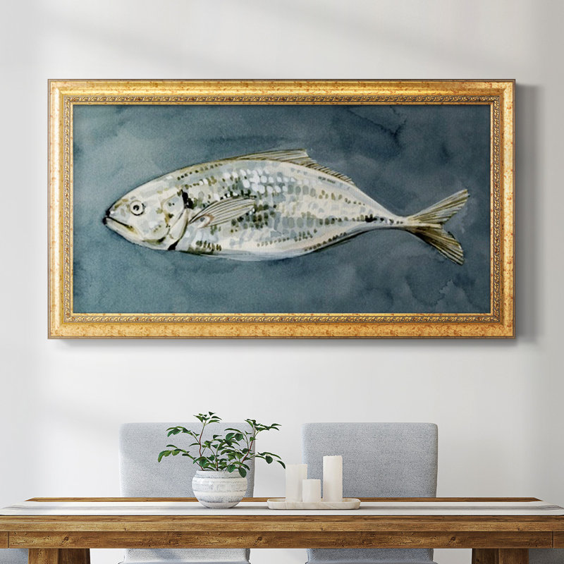 «Deep Sea Swimmer I», reproduction d'un seul cadre photo sur toile, H 29 po x l 53 po x P 2,5 po