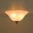 3-Light Bowl Alabaster Glass Flush Mount