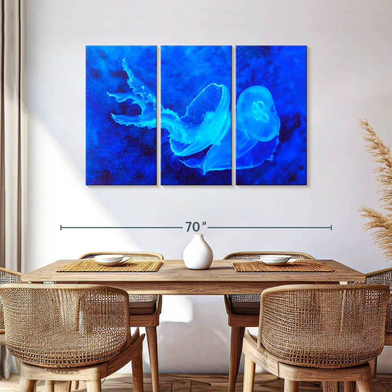 Bell Shaped Jellyfish, 36" H x 57" W
