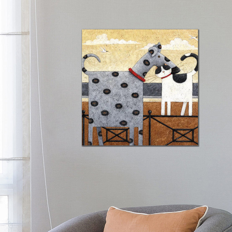 On The Prom by Peter Adderley - Wrapped Canvas Gallery-Wrapped Canvas Giclée, 66.04 cm H x 66.04 cm W x 1.91 cm D