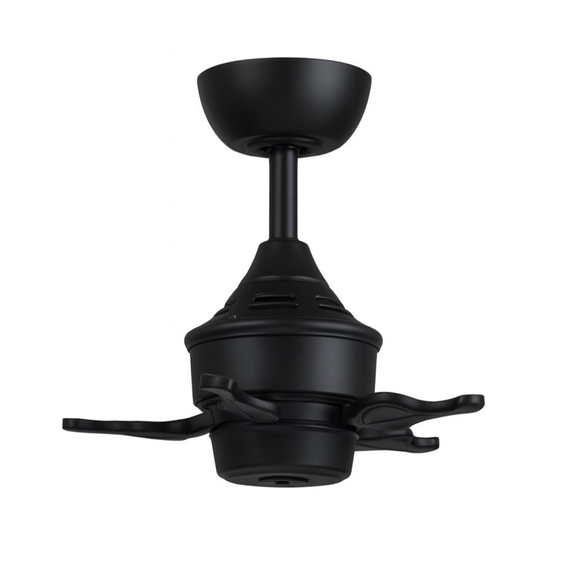 Islander Indoor/Outdoor Ceiling Fan DC Motor - Black, Black