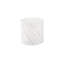 Shear Side Table, Oval, White Stone