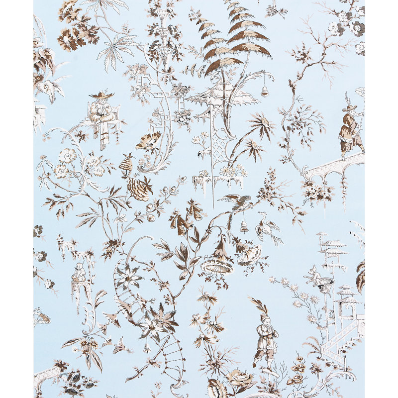 Tissu 100% coton Oriana Nanjing, Ciel