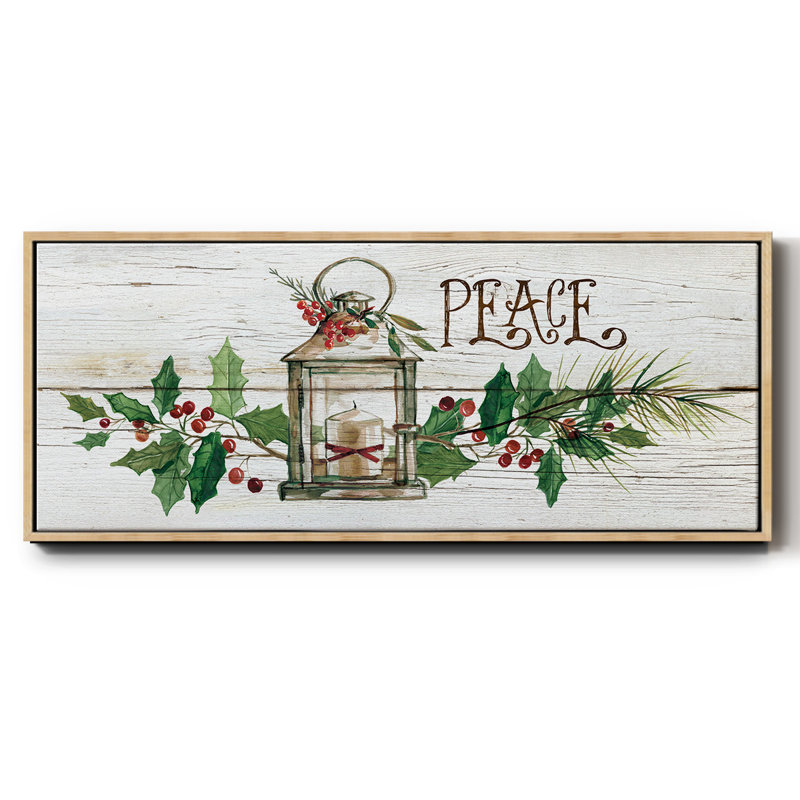 Rustic Peace - toile encadrée, H 24 po x l 60 po