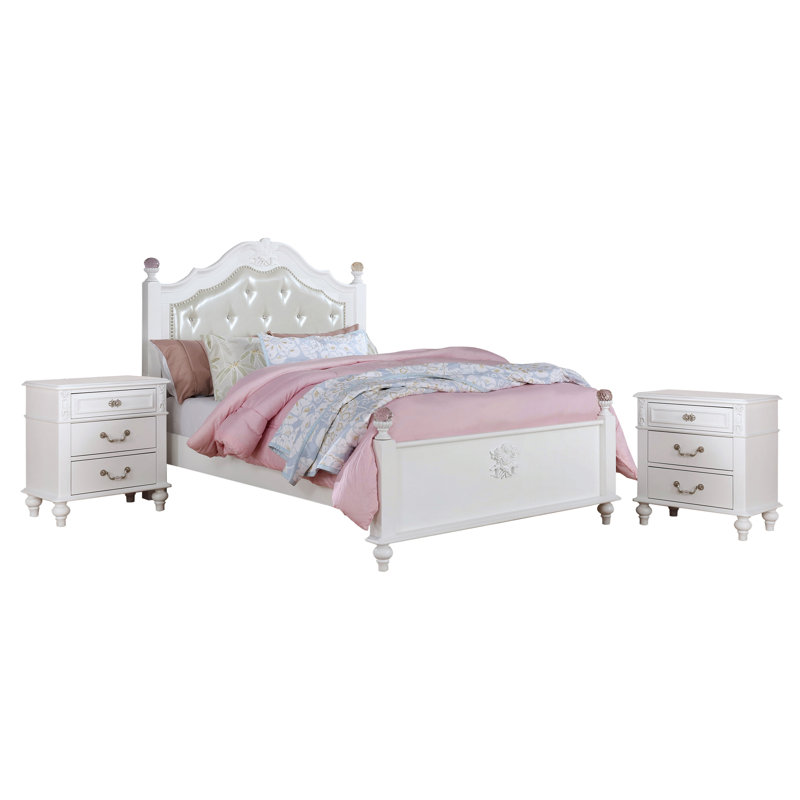 Labombard Solid Wood Piece Bedroom Set, Full