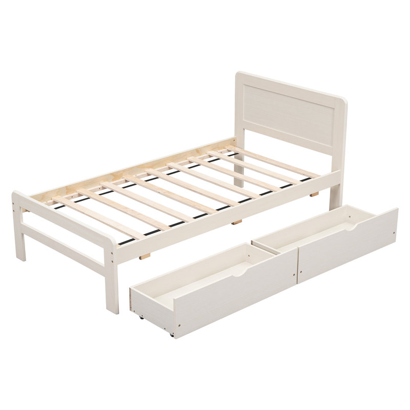 Celinda Storage Bed, White Washed