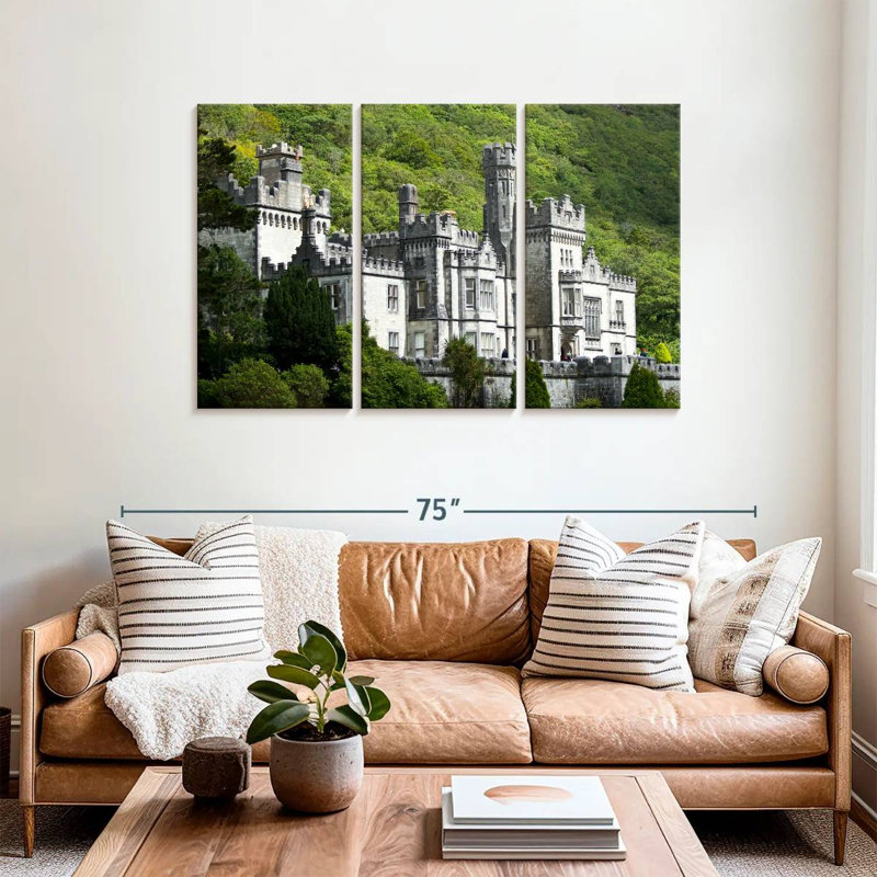 Historic Kylemore Abbey, 36" H x 57" W