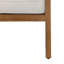 Fauteuil club en bois d'acacia