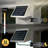Solar Powered  Integrated LED Deck Light-9809757