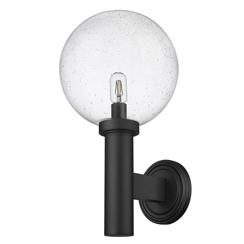 Badrieh Wall Light, 22.5" H x 12" W x 13" D, Seeded Clear