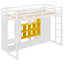 Lit mezzanine en bois avec garde-robe, tablettes et armoire-2060038469-2060038470