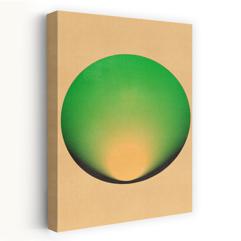 Art abstrait abstrait contemporain en forme de paysage