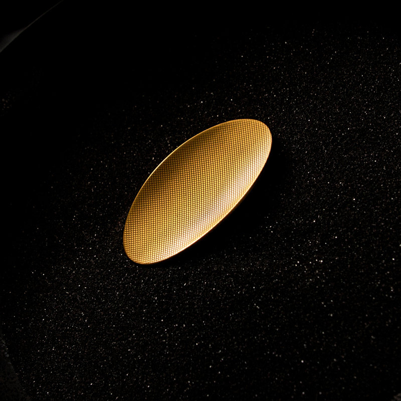 Bijou Grata Collection Pull 3-3/4 Inch x 1-78 Inch Oval, Brushed Golden Brass