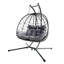 Balancelle de patio avec hamac et coussin-194729840