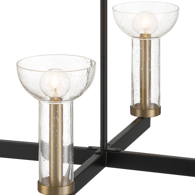 Lustre linéaire moderne Spoutnik à 4 lumières Citalli