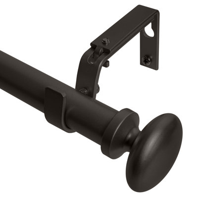 Aricel Meriville 1-Inch Diameter Prima Single Window Treatment Curtain Rod, Adjustable