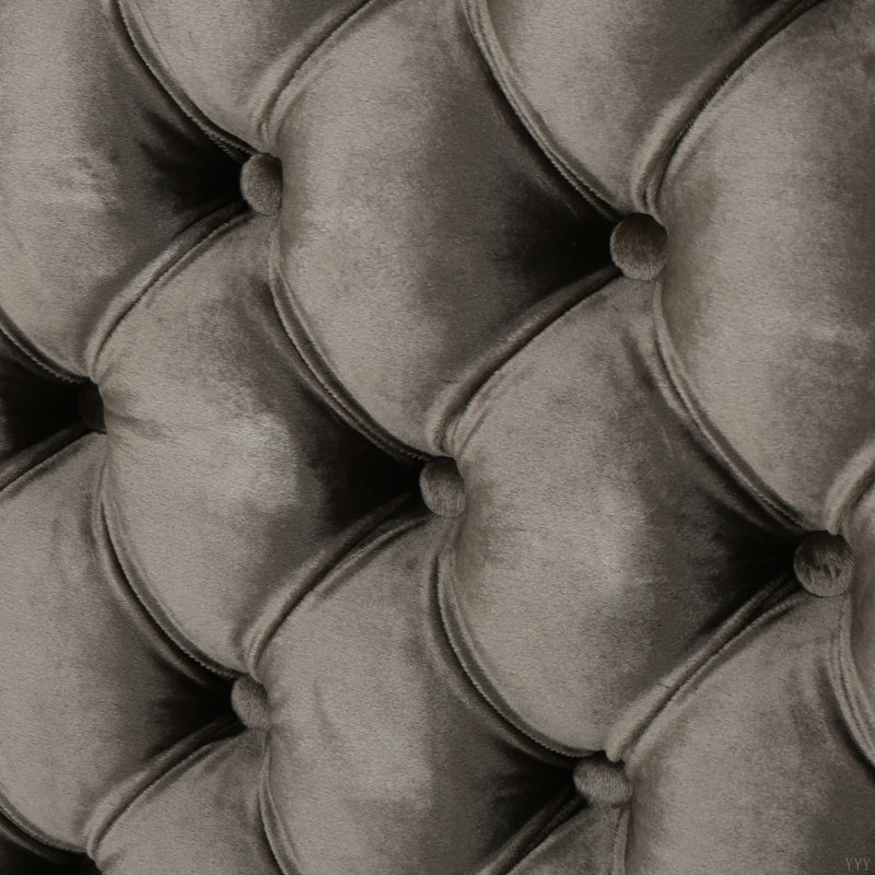 Tête de lit tapissier à panneau grand Dannett, Grey