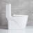Compact and Efficient Dual-Flush Toilet for Space-Saving Bathrooms