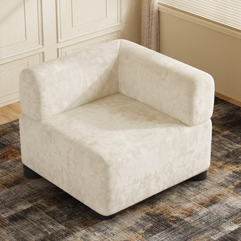 1 Seater Seating Component, White