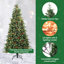Artificial Hinged Christmas Tree PE and PVC-1865745324-1865745322