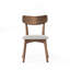 Ensemble de 2 chaises de salle à manger rembourrées de style Mid-Century-120974100