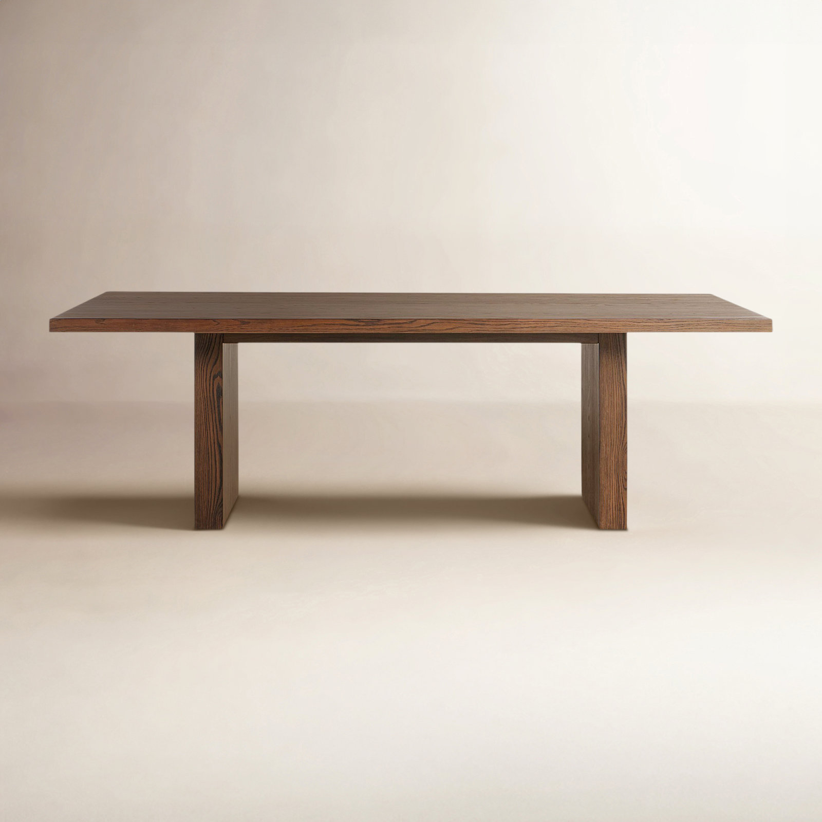 Castille 96'' Dining Table, Dark Brown