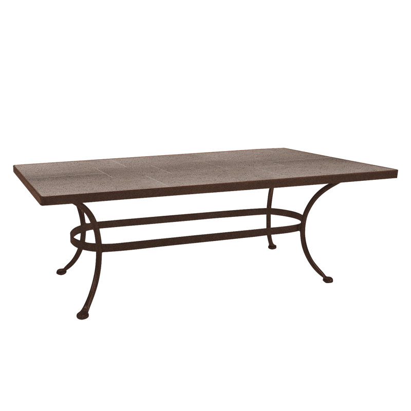 Outdoor Rectangle Coffee Table, Canyon Taupe, Copper Creek