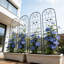 86.7 in. H x 19.7 in. W Iron Lattice Panel Trellis