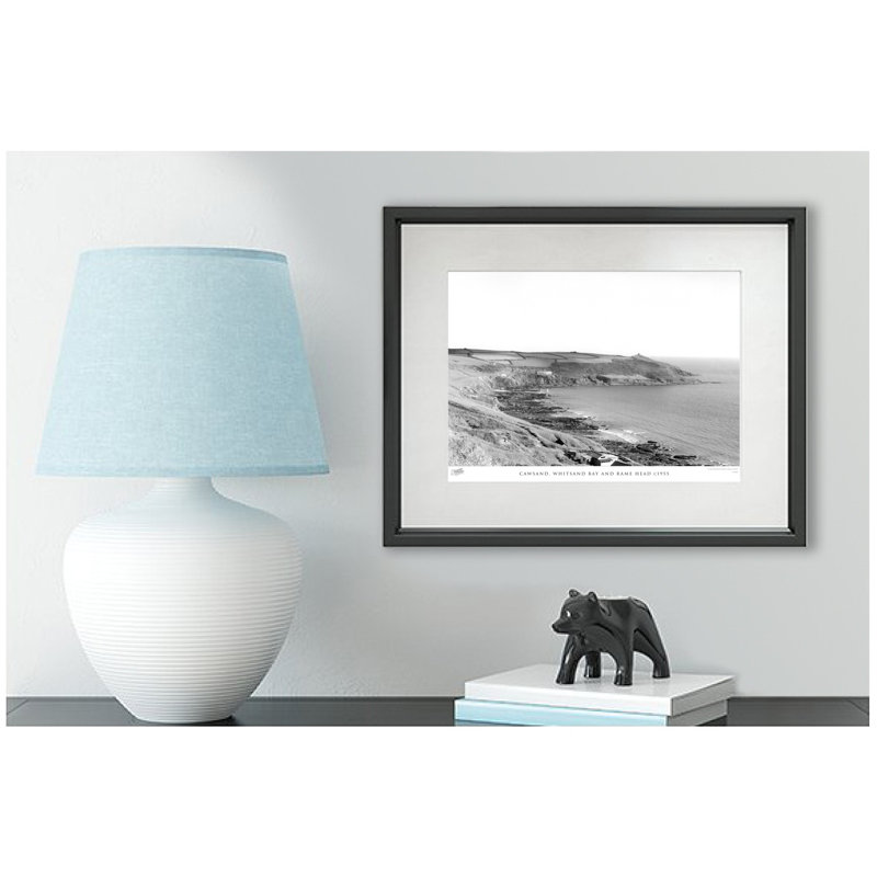 Cawsand, Whitsand Bay And Rame Head C1955 - Single Picture Frame Print, 28cm H x 36cm W x 2.3cm D