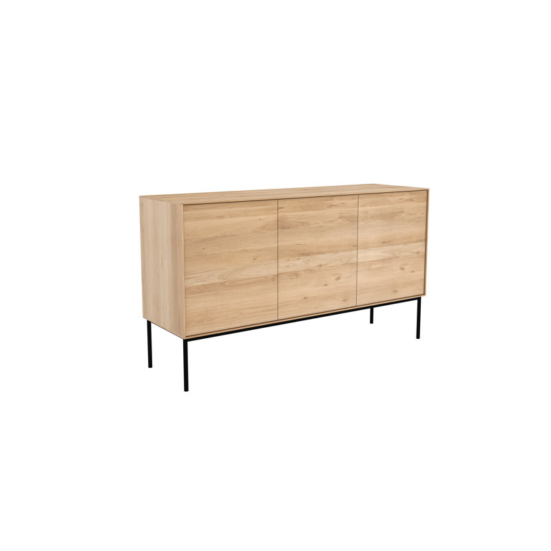 Whitebird 59.1'' W Solid Wood Sideboard, Natural Oak