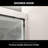 Shower Door 48" W x 76"H Semi-Frameless Bypass Sliding Shower Enclosure, 3/8 in. (8mm), Chrome