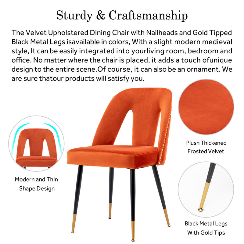 Chaise Yisell, 2, Orange