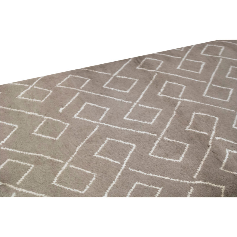 Tapis rectangulaire noué à la main