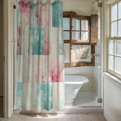 Rideau de douche Teal