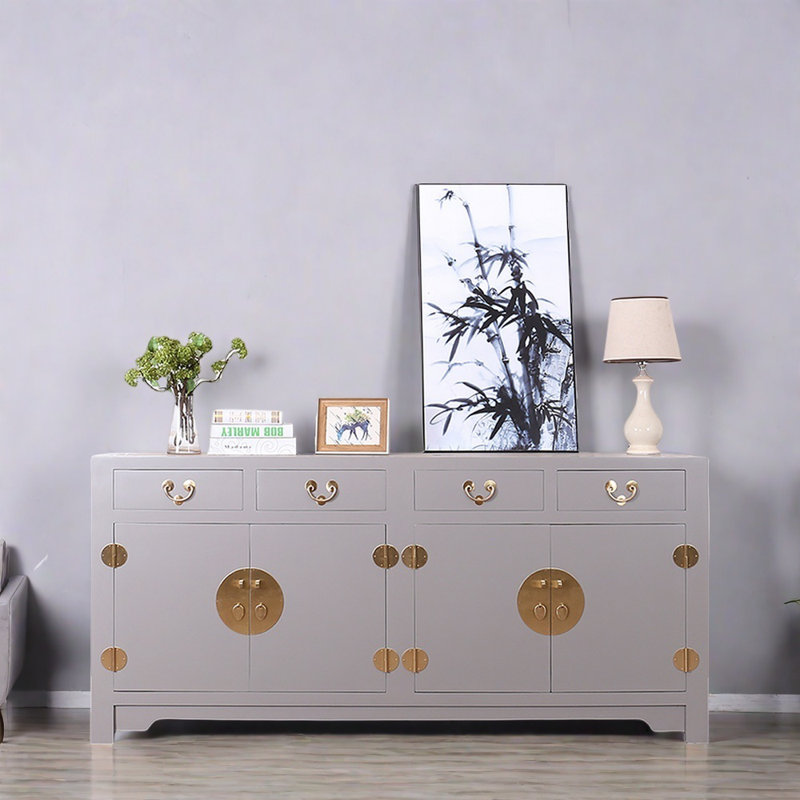 Commode rétro, Bois gris