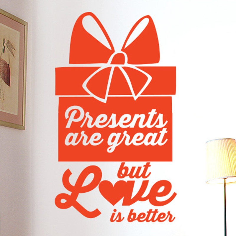 Wall Decal, Orange