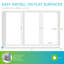 Babillard fermé en vinyle 3 portes avec cadre en satin Ghent-11138446-11138450-11138444