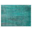 Tapis extérieur antidérapant lavable à rayures bleu sarcelle 2 pi x 3 pi