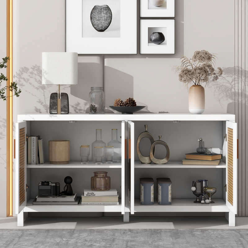 Buffet 59 po, Blanc