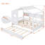 Lit double en bois avec lit gigogne, conception moderne pour enfants avec tablette de rangement-1841584871-1841584872