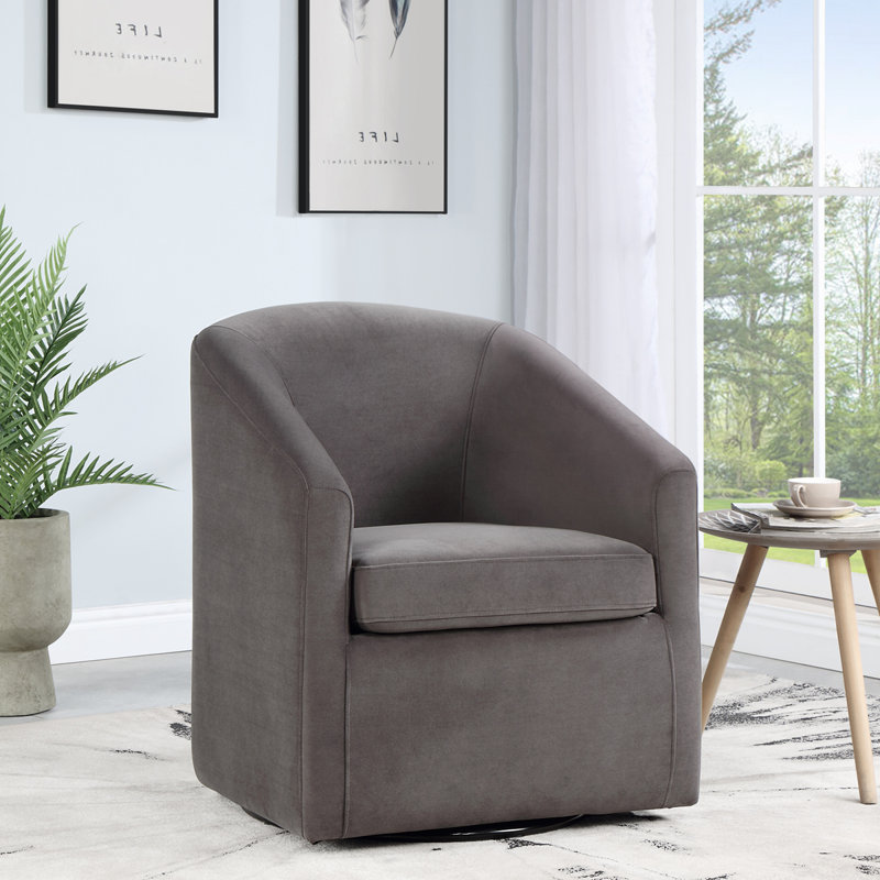 Wilhardt 26,09 po de large, Tissu gris foncé