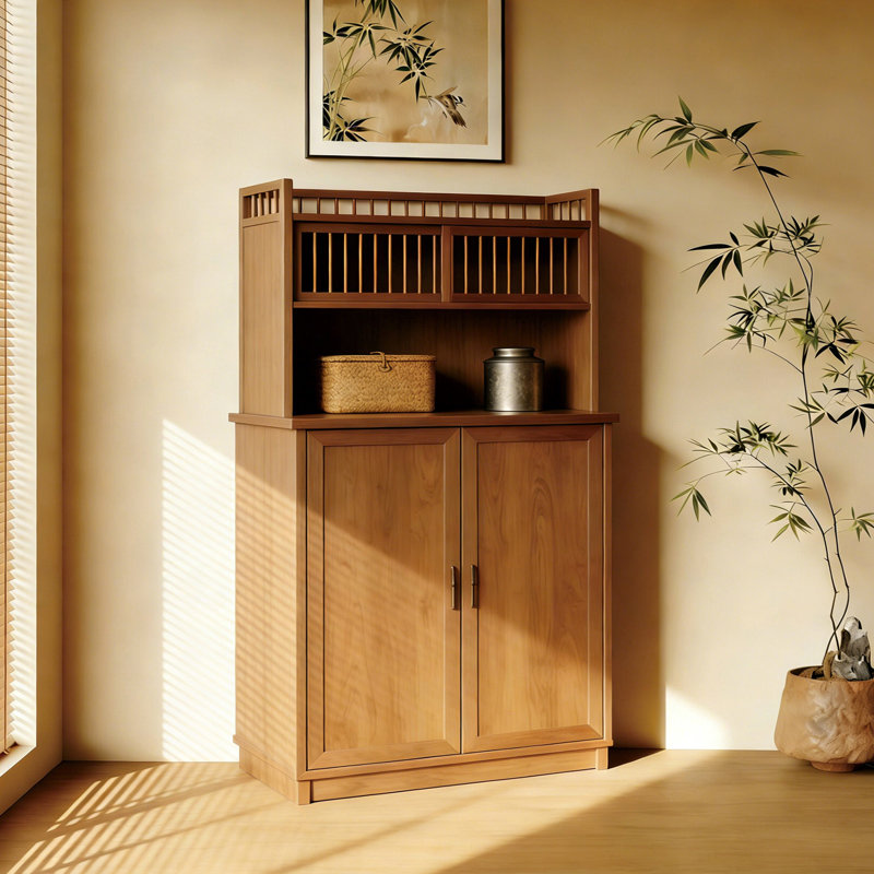 Buffet haut de gamme rétro et minimaliste, H 59 po x l 43,3 po x P 15,7 po