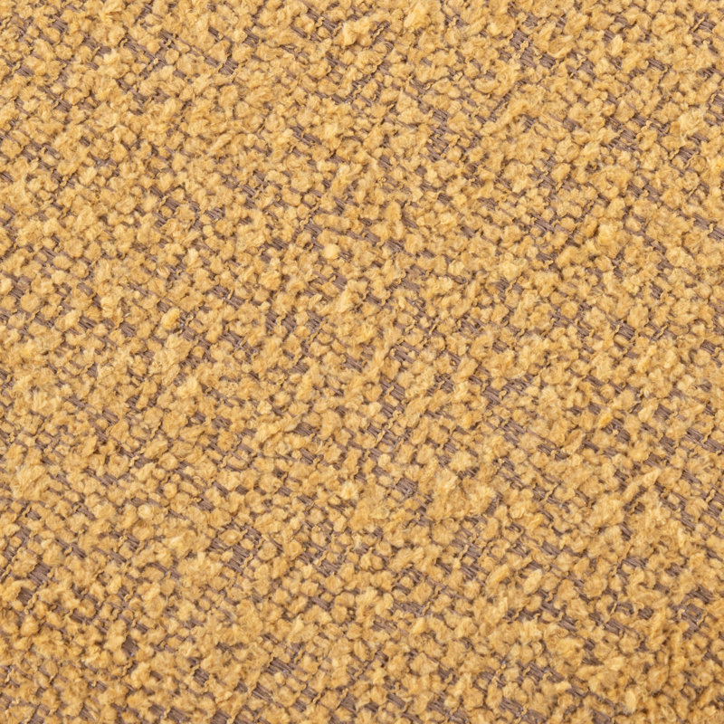 Tissu en jaune avec esthétique moderne, couvercles amovibles pour la fonction de rangement, rembourrage en mousse pour une expérience confortable, deux repose-pieds, aucun assemblage requis, capacité de 250 lb, utilisation à l'intérieur, largeur de 14,33 po