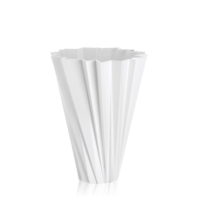 Shanghai Poly Methyl Methacrylate Table Vase, White