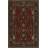Graziani Oriental Hand-Tufted Wool Burgundy/Black Area Rug-2017098750