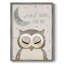 Goodnight Owl, reproduction encadrée - bois massif-1781064326