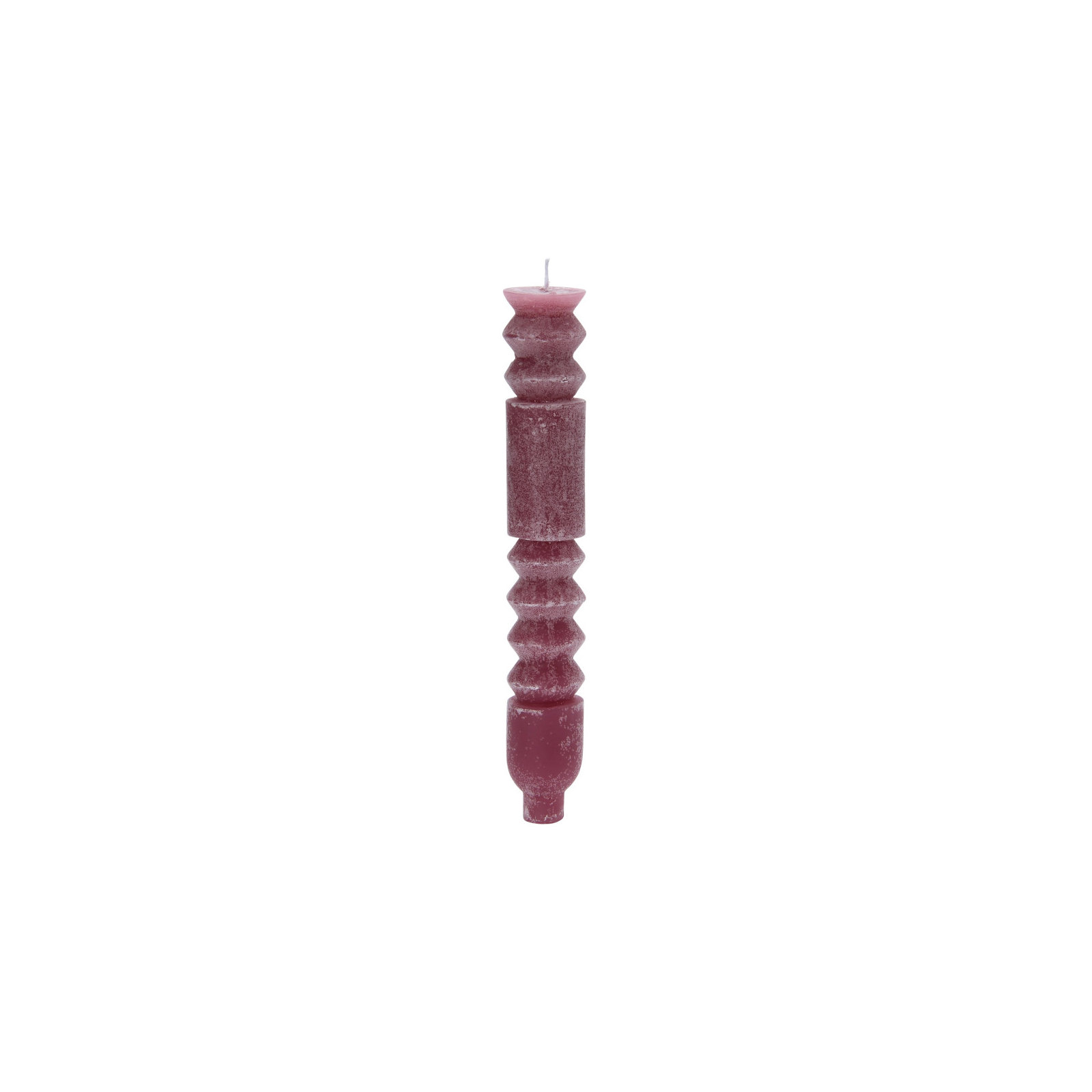 Unscented Totem Taper Candles in Box, Light Purple