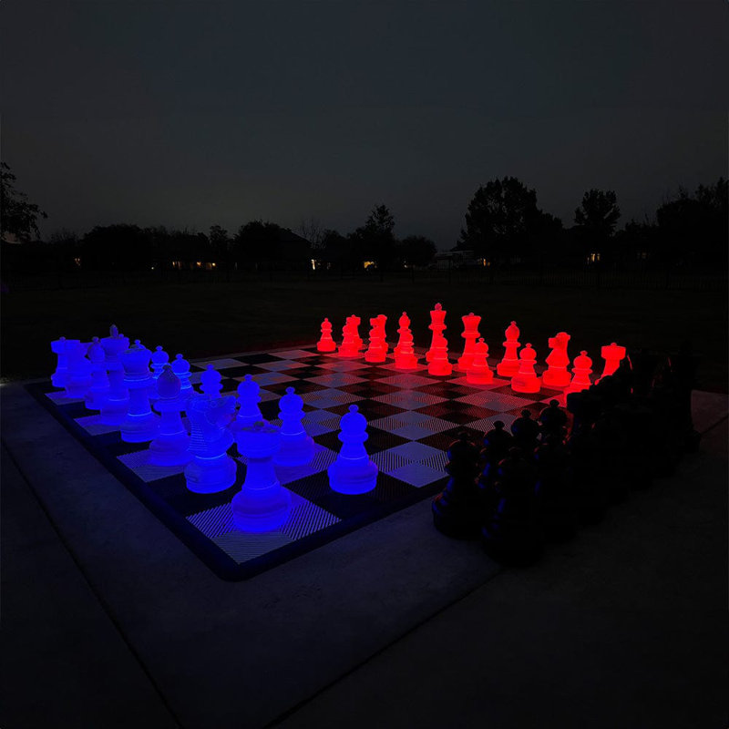 Megachess 25 Inch Plastic Light-up Led Giant Chess Set | Three Options Available
