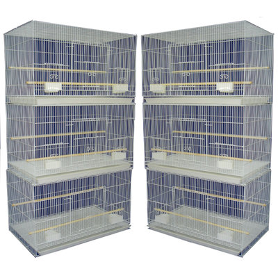 Oneil Lot of Six Small Bird Cage