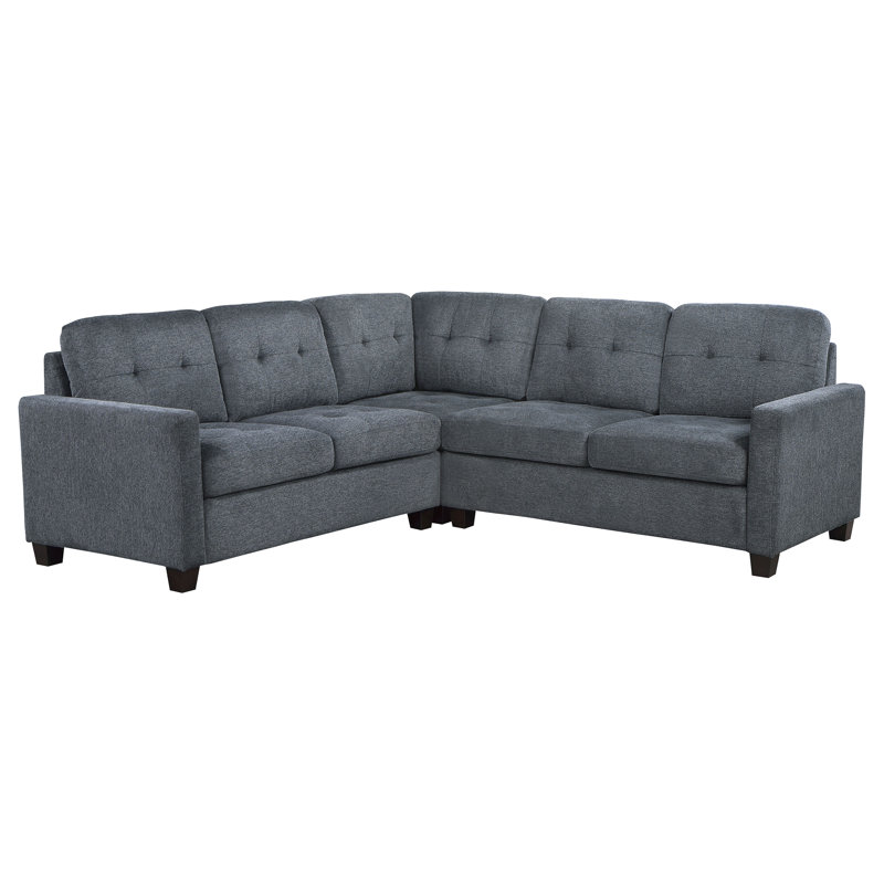 Canapé modulaire rembourré 3 pièces Tereza, Gris